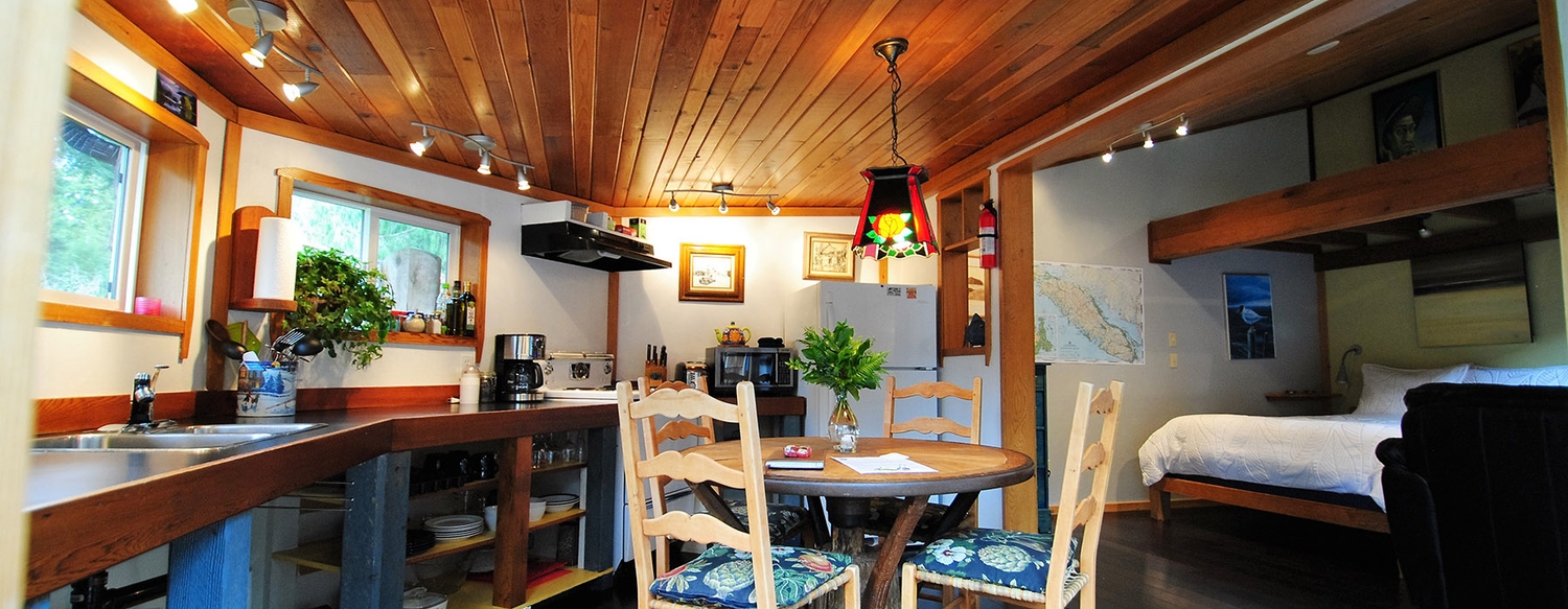 Shipwreck Cabin Tofino Cabin Rentals at Chesterman Beach