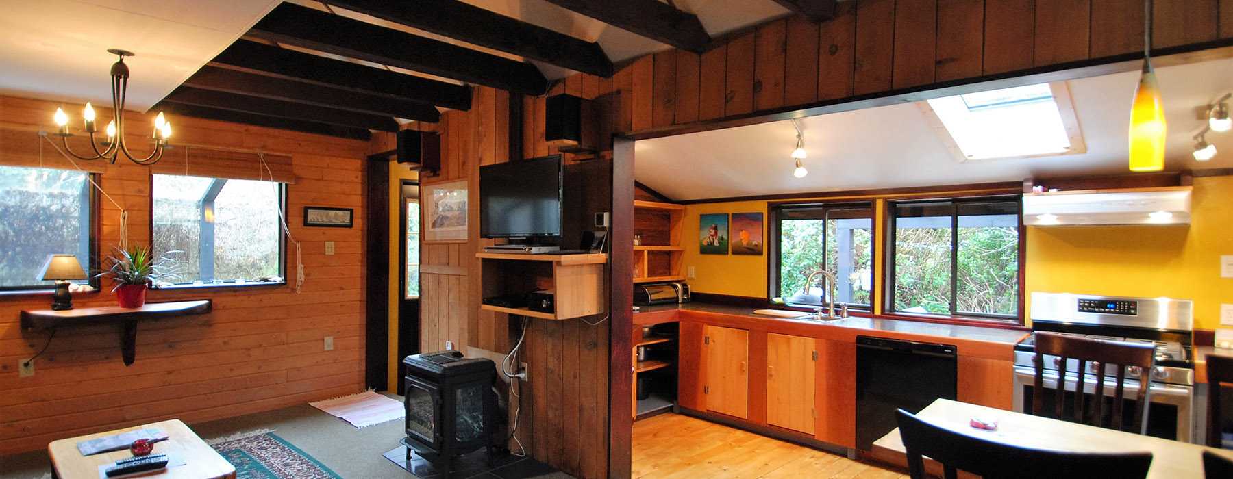 Shipwreck Cabin Tofino Cabin Rentals at Chesterman Beach